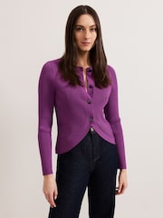Phase Eight Purple Sharna Button Shrug - Image 1 of 6