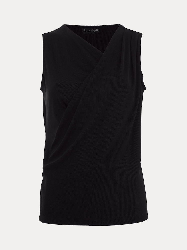 Phase Eight Black Sutton Drape Top - Image 7 of 7