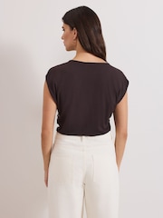 Phase Eight Brown Livie Print Top - Image 2 of 7