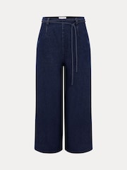 Phase Eight Blue Light Petite Aubrielle Clean Crepe Culottes - Image 7 of 7
