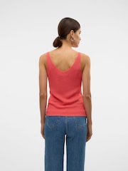VERO MODA Pink Knitted Vest Cami Top - Image 2 of 6