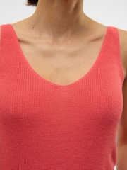 VERO MODA Pink Knitted Vest Cami Top - Image 5 of 6