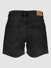 VERO MODA Black Mid Rise Denim Shorts - Image 7 of 7