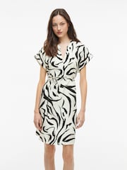 VILA Grey Belted Short Shirt Dress - Image 2 of 6