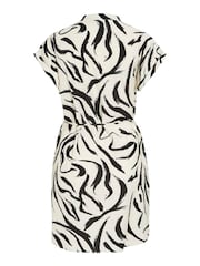 VILA Grey Belted Short Shirt Dress - Image 6 of 6