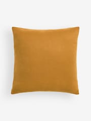 Gold/Natural Velvet Geometric Cushion - Image 5 of 6
