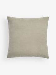Dark Natural 59 x 59cm Velvet Abstract Lustre Cushion - Image 4 of 5