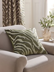 Velvet Animal Print Cushion - Imagem 1 de 5