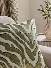 Velvet Animal Print Cushion - Imagem 2 de 5