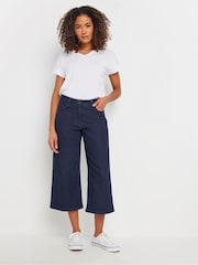 M&Co Blue Wide Leg Crop Jeans - Image 2 of 5