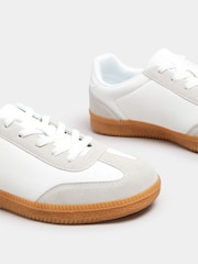 Long Tall Sally White Retro Trainers - Image 5 of 5