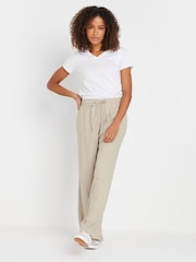 M&Co Natural Wide Leg Linen Trousers - Image 2 of 5