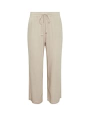 M&Co Natural Wide Leg Linen Trousers - Image 5 of 5