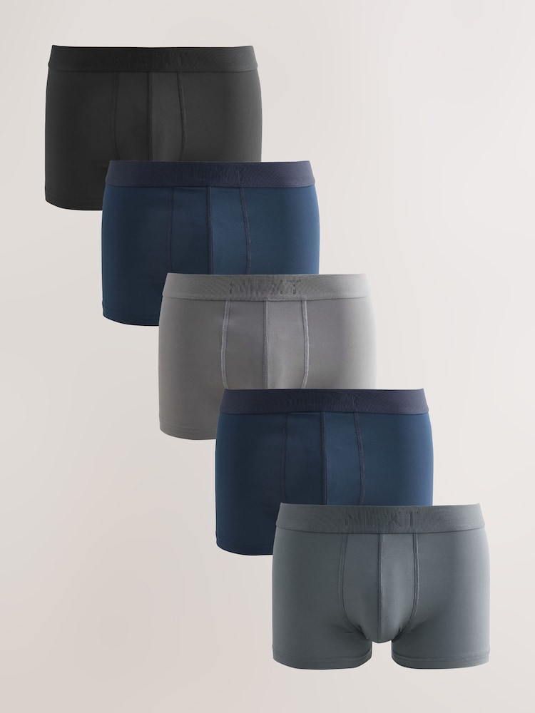 Blue/Grey Motionflex - Hipster bokserji 5 paket - Slika 1 iz 9