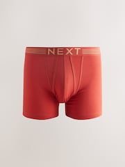 Rich Navy/Purple/Orange 10 pack A-Front Boxers - Image 4 of 14
