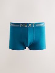 Purple/ Orange/ Pink/ Blue Gold Waistband 10 pack Cotton Rich Blend Hipsters Boxers - Image 2 of 14