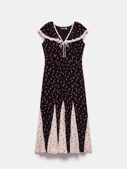 Mint Velvet Black Strawberry Print Maxi Dress - Image 6 of 7
