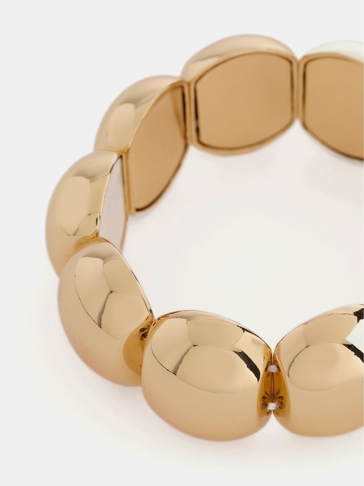 Mint Velvet Gold Tone Statement Bracelet - Image 4 of 4