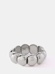 Mint Velvet Silver Tone Stretch Bracelet - Image 1 of 4
