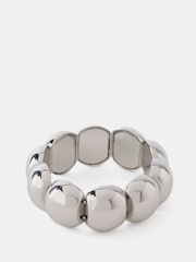 Mint Velvet Silver Tone Stretch Bracelet - Image 2 of 4
