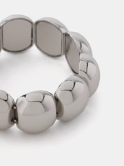 Mint Velvet Silver Tone Stretch Bracelet - Image 3 of 4