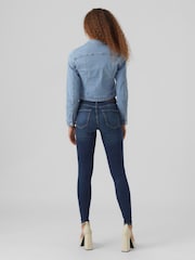 VERO MODA Blue Slim Fit Denim Jacket - Image 3 of 3