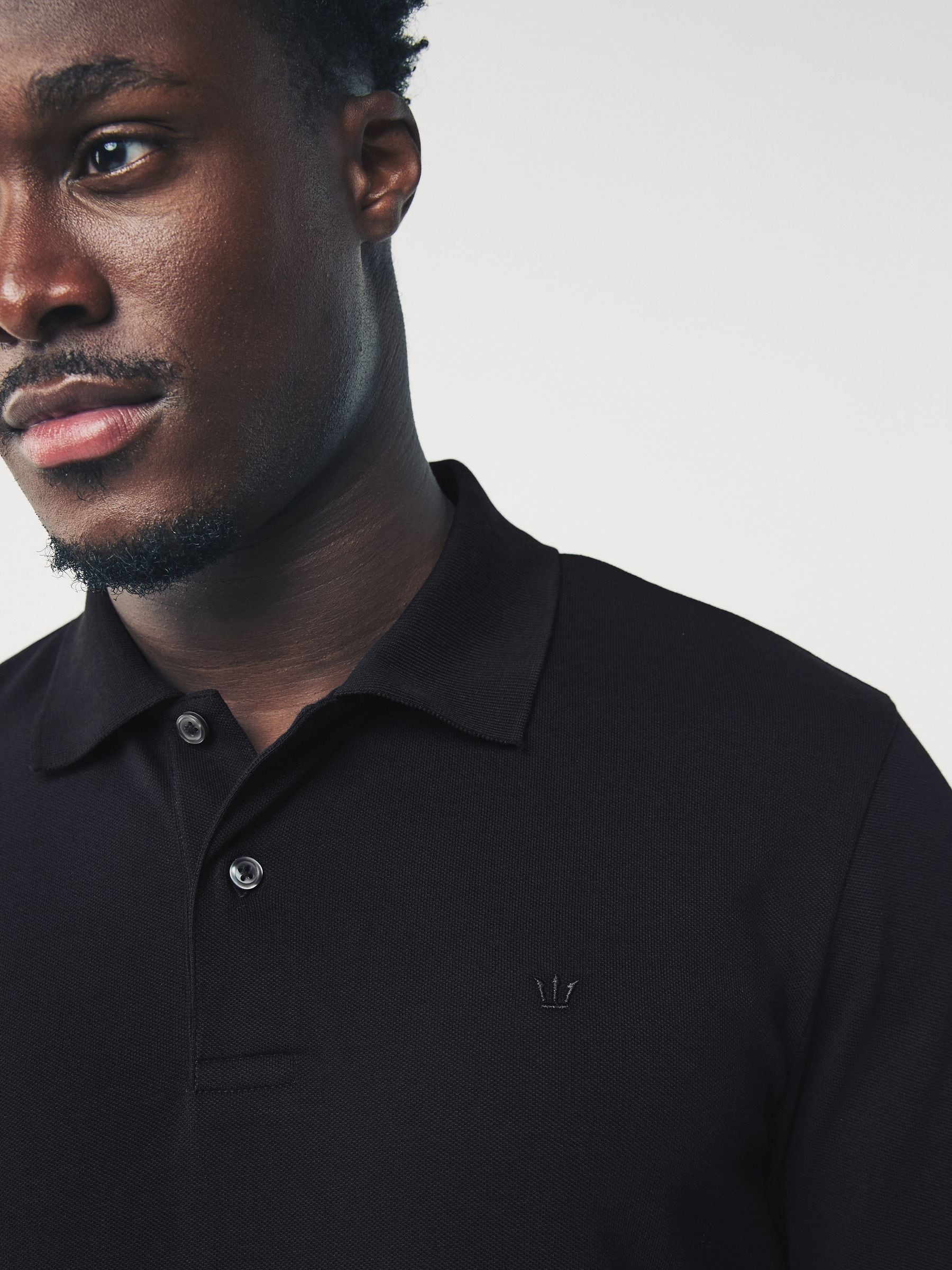 トップス 22AW Paneled Velour Long Sleeve Polo adidas Originals Velour Long Sleeve Polo - Blue | Free Shipping