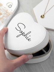 Treat Republic Personalised Heart Jewellery Case - Image 2 of 5