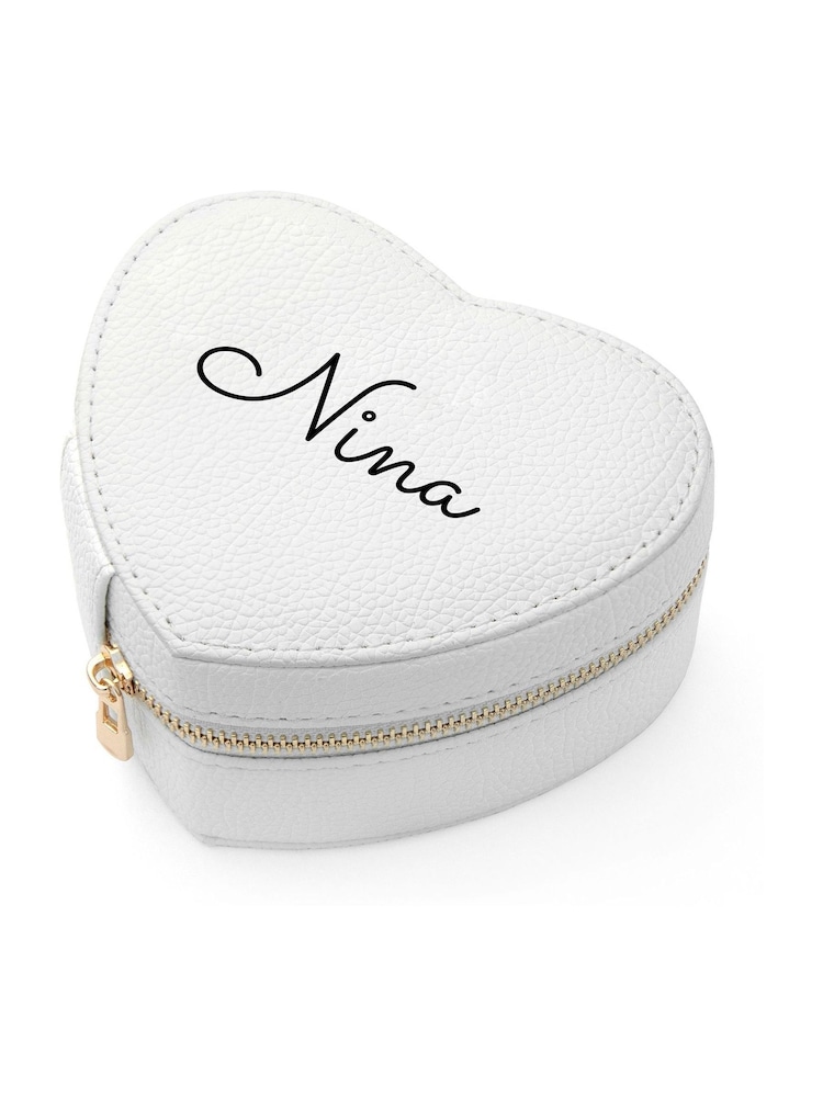 Treat Republic Personalised Heart Jewellery Case - Image 5 of 5