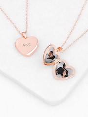 Treat Republic Personalised Heart Photo Locket - Image 1 of 5