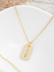 Treat Republic Personalised Name Tag Necklace - Image 3 of 5