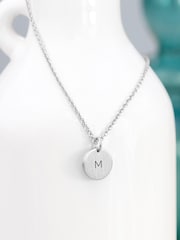 Treat Republic Personalised Monogrammed Round Tag Necklace - Image 4 of 5