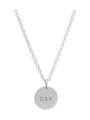 Treat Republic Personalised Monogrammed Round Tag Necklace - Image 5 of 5