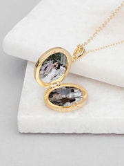 Treat Republic Personalised Oval Photo Locket - Image 2 of 5