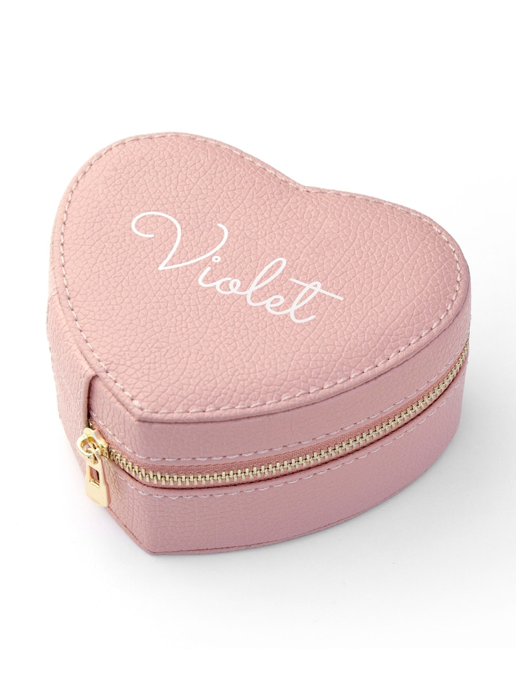 Treat Republic Personalised Heart Jewellery Case - Image 5 of 5