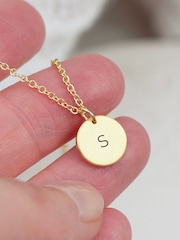 Treat Republic Personalised Monogrammed Round Tag Necklace - Image 2 of 5