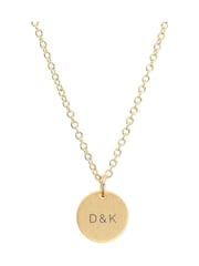 Treat Republic Personalised Monogrammed Round Tag Necklace - Image 5 of 5