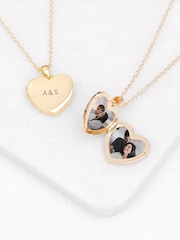 Treat Republic Personalised Heart Photo Locket - Image 1 of 5