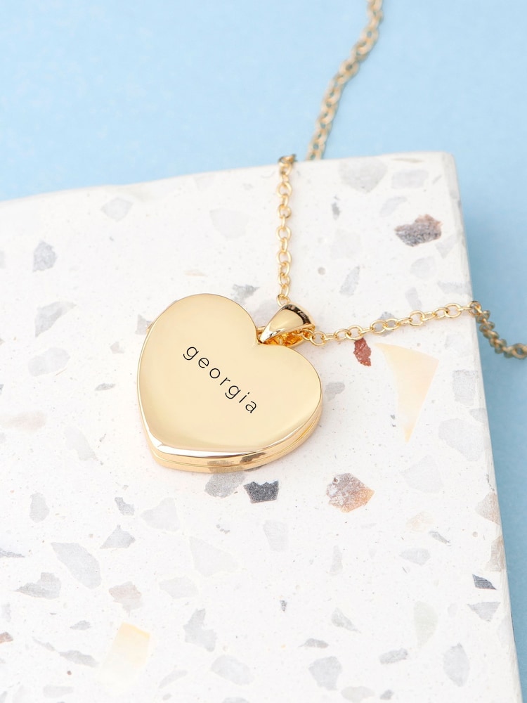 Treat Republic Personalised Heart Photo Locket - Image 2 of 5