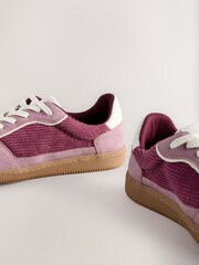 Pink Cord Forever Comfort® Lace-Up Trainers - Image 8 of 10