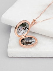 Treat Republic Personalised Oval Photo Locket - Image 2 of 5