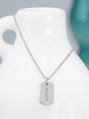 Treat Republic Personalised Name Tag Necklace - Image 1 of 5
