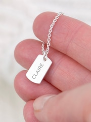 Treat Republic Personalised Name Tag Necklace - Image 2 of 5