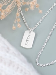 Treat Republic Personalised Name Tag Necklace - Image 3 of 5
