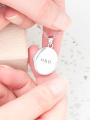 Treat Republic Personalised Oval Photo Locket - Image 3 of 5