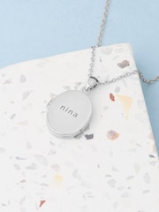 Treat Republic Personalised Oval Photo Locket - Image 4 of 5