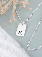 Treat Republic Monogrammed Tag Necklace - Image 1 of 5