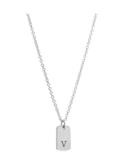 Treat Republic Monogrammed Tag Necklace - Image 4 of 5