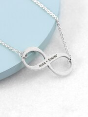 Treat Republic Personalised Infinity Twist Necklace - Image 1 of 3