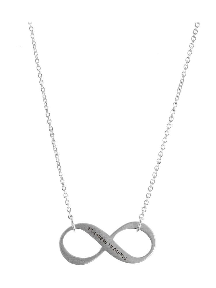 Treat Republic Personalised Infinity Twist Necklace - Image 2 of 3